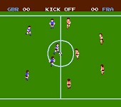 une photo d'Ã©cran de Soccer sur Nintendo Nes
